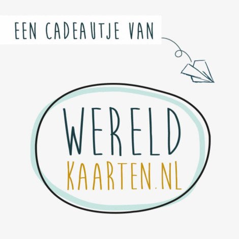 Cadeaubon €20,- Wereldkaarten.nl