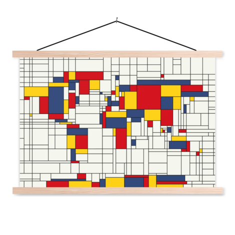 Mondriaan origineel schoolplaat