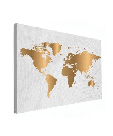 Goud marmer canvas