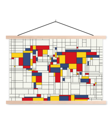 Mondriaan origineel schoolplaat